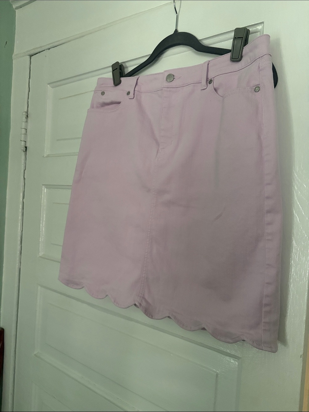 Light Lavender  Casual Skirt 12 Talbots